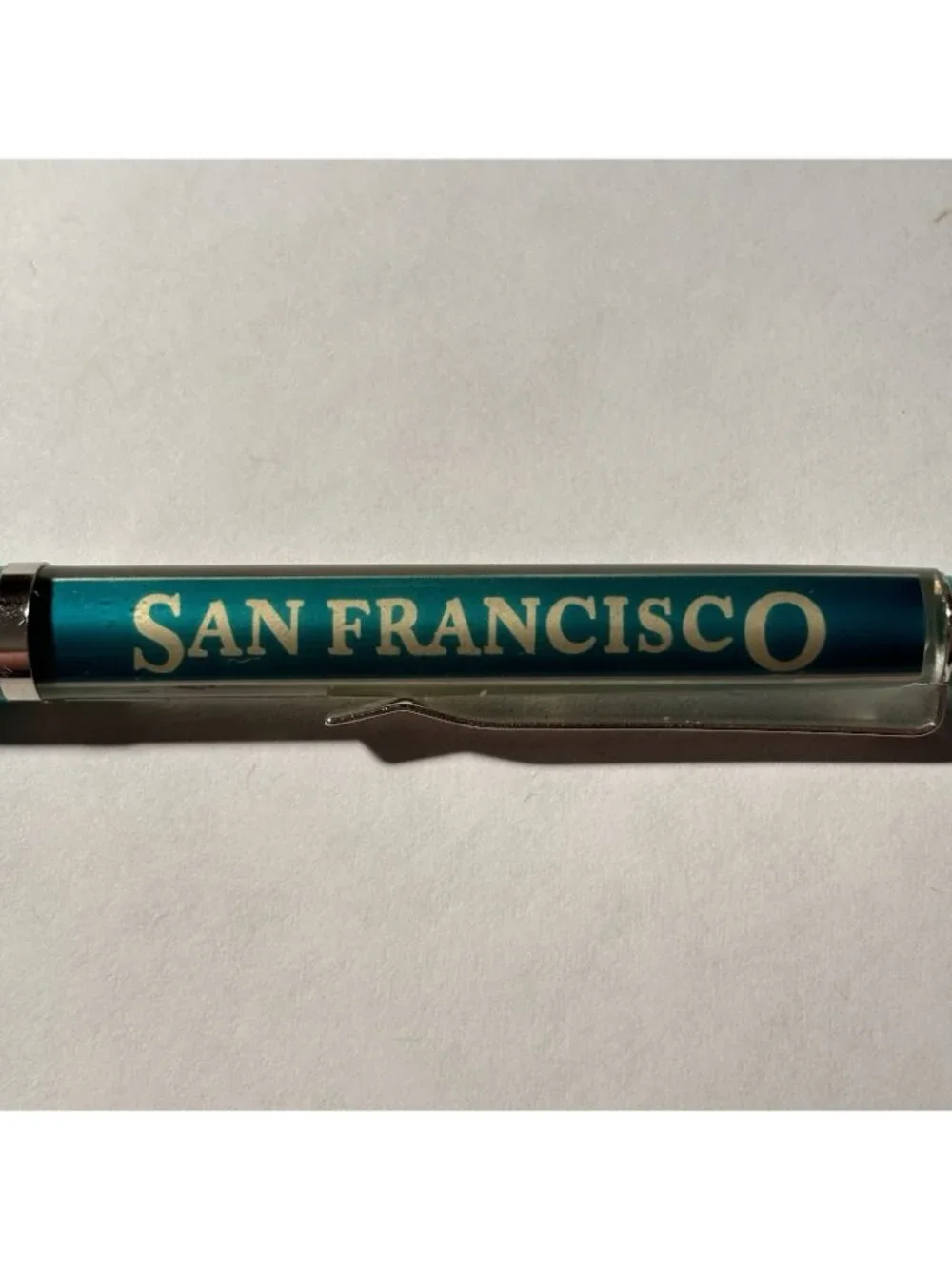 San Francisco California Floaty Pen Cable Car Moves Uphill Souvenir Vintage